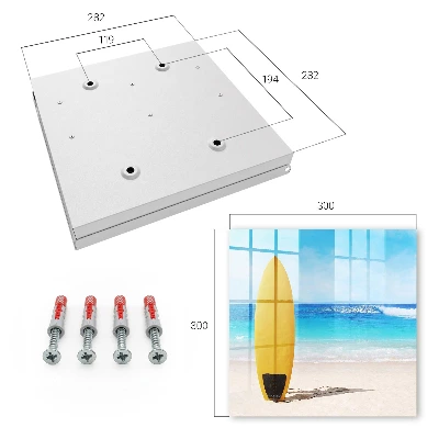Nøgleboks model Surfingparadis