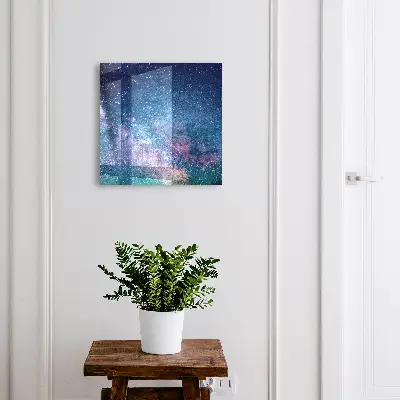 Nøgleboks i designet kosmisk nat