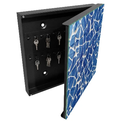 Nøgleboks Blå mosaik