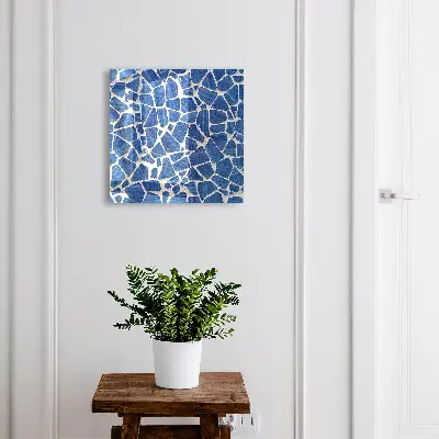 Nøgleboks Blå mosaik