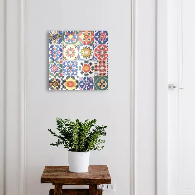 Nøgleskab til hjemmet Blomstermosaik