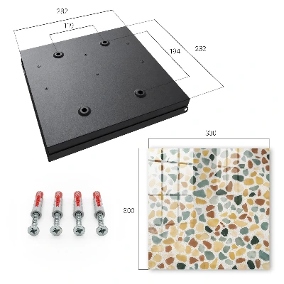 Nøgleboks Stenmosaik