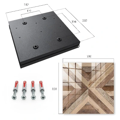 Nøgleskab Trægeometri