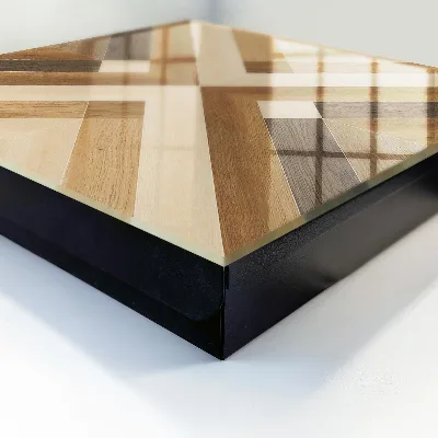 Nøgleskab i elegant trædesign