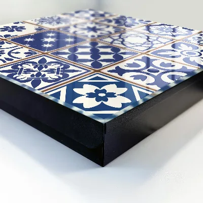 Nøgleskab med retro mosaik