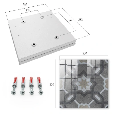 Nøgleskab til hjemmet Geometrisk elegance