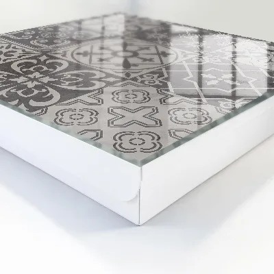 Nøgleskab med mosaikmønster
