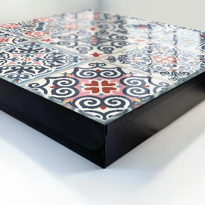 Nøgleskab med mosaikmønster