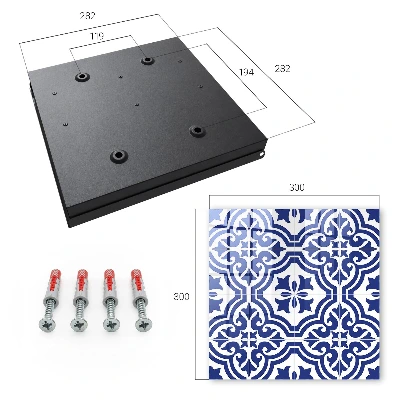 Nøgleskab til hjemmet geometrisk design