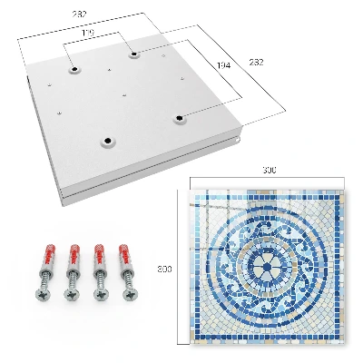 Nøgleboks Geometrisk mosaik