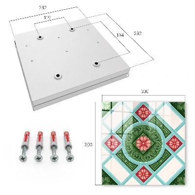 Nøgleboks Blomstergeometri