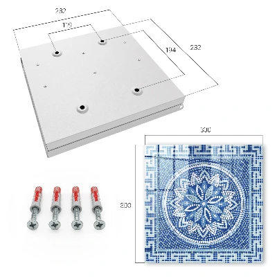 Nøgleskab Blå mosaik