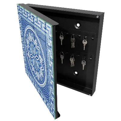 Nøgleskab Blå mosaik