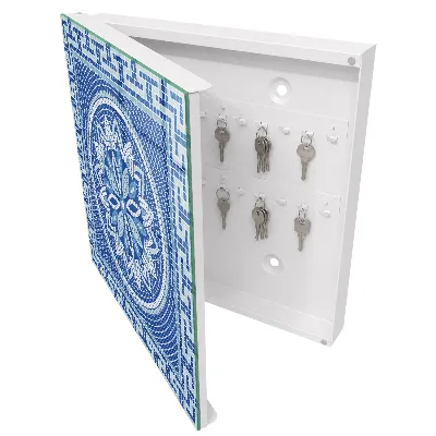 Nøgleskab Blå mosaik