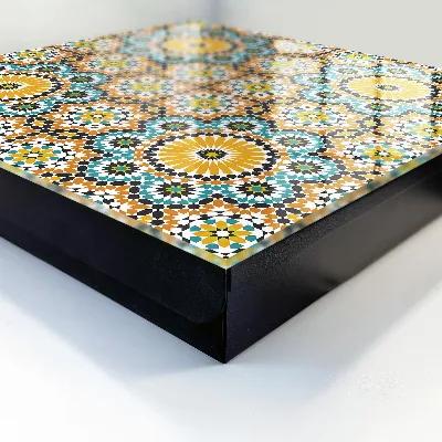 Nøgleskab til hjemmet med geometrisk mosaikmotiv