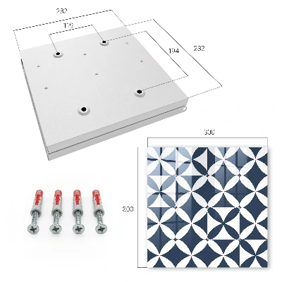 Nøgleskab til hjemmet Geometrisk elegance
