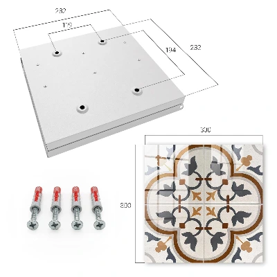 Nøgleskab med geometrisk elegance