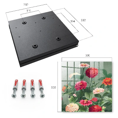 Nøgleskab til hjemmet Blomstrende have