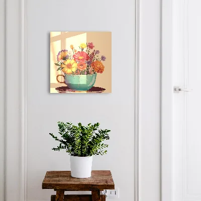 Blomsterkop nøgleskab til hjemmet
