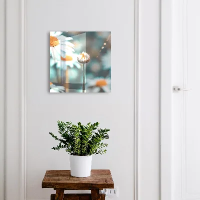 Nøgleskab med blomstermotiv
