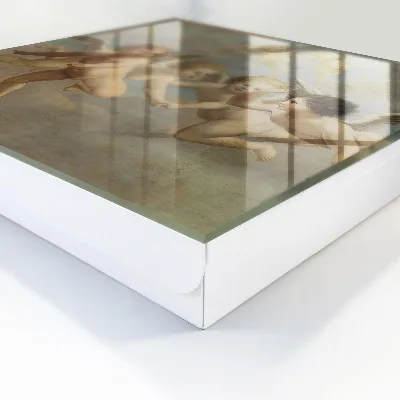 Nøgleskab til hjemmet med motiv af barokmaleriet Flyvende engle Putti