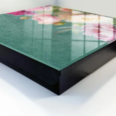 Nøgleskab med blomstermotiv