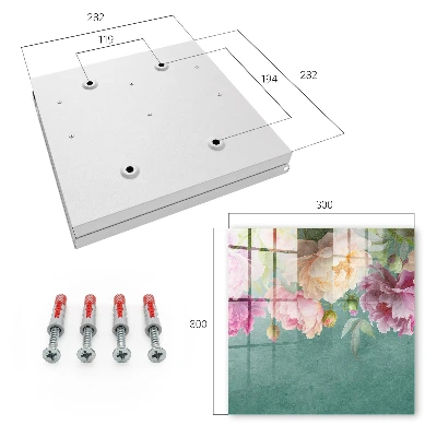 Nøgleskab Blomsteragtig elegance