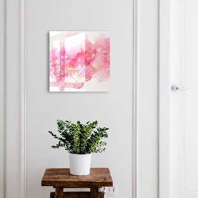 Nøgleskab til hjemmet med motiv af blomsterlandskab