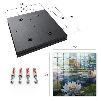Nøgleskab Vandblomster