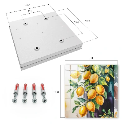 Nøgleskab til hjemmet Citron Charm