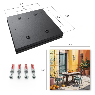 Nøgleskab til hjemmet Solrig terrasse