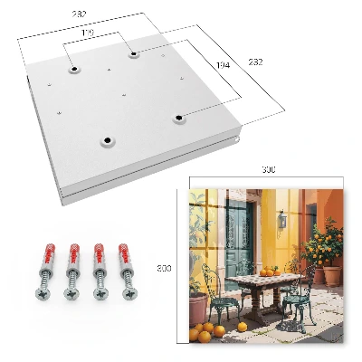 Nøgleskab til hjemmet Solrig terrasse