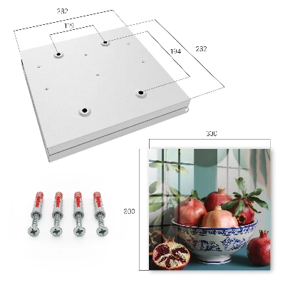 Nøgleskab Granatæblefrugt