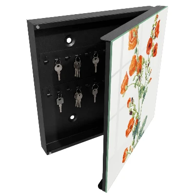 Nøgleskab Orange valmuer