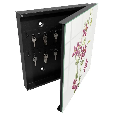 Nøgleskab til hjemmet Lyserøde blomster
