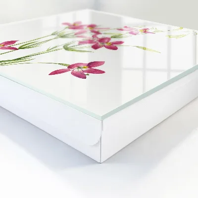 Nøgleskab til hjemmet Lyserøde blomster