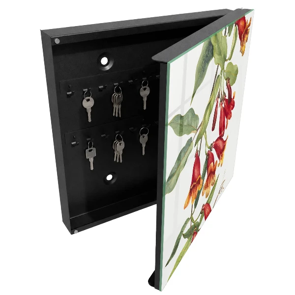 Nøgleboks Røde blomster