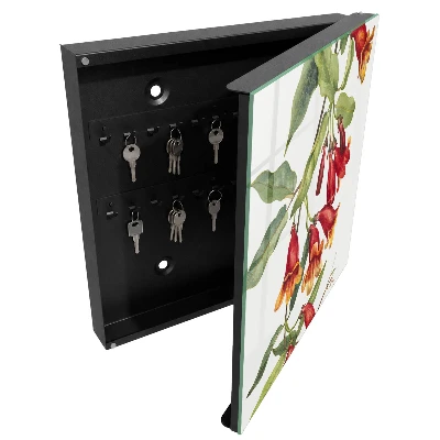 Nøgleboks Røde blomster