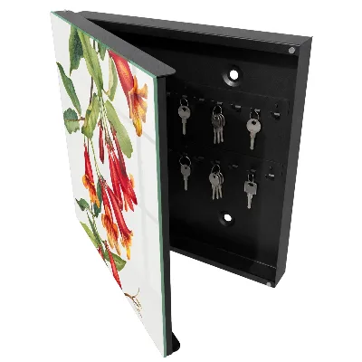Nøgleboks Røde blomster