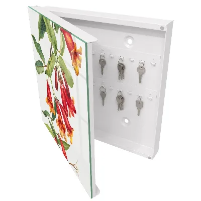 Nøgleboks Røde blomster