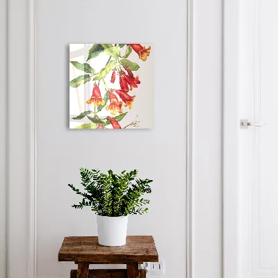 Nøgleboks Røde blomster