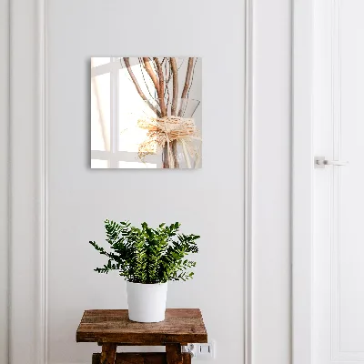Nøgleskab med motiv af grene i en vase