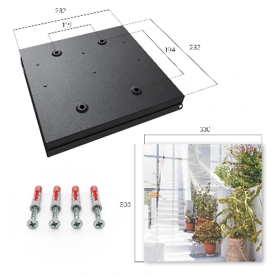 Nøgleskab til hjemmet Trapper med planter