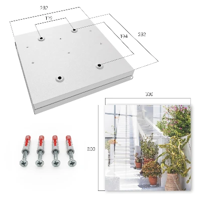 Nøgleskab til hjemmet Trapper med planter