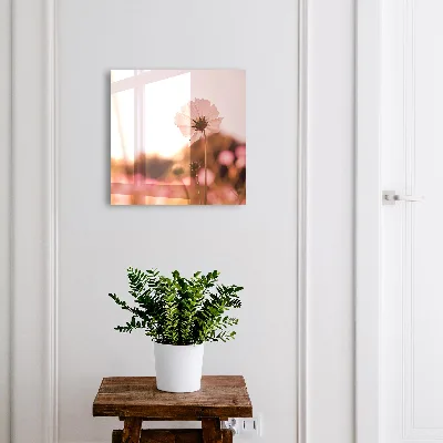 Nøgleskab med blomstermotiv