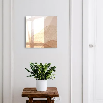 Nøgleskab til hjemmet i beige landskabsdesign