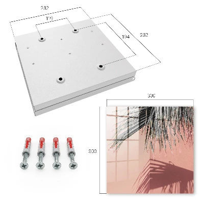 Nøgleskab til hjemmet i et tropisk elegant design