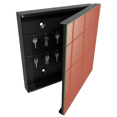 Nøgleskab til hjemmet i murstensfarve