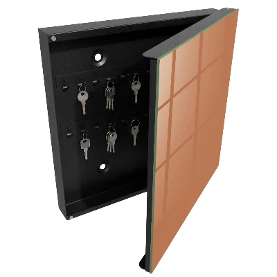 Nøgleboks Mat orange