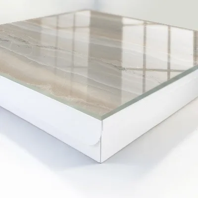 Nøgleboks i beige bølgedesign